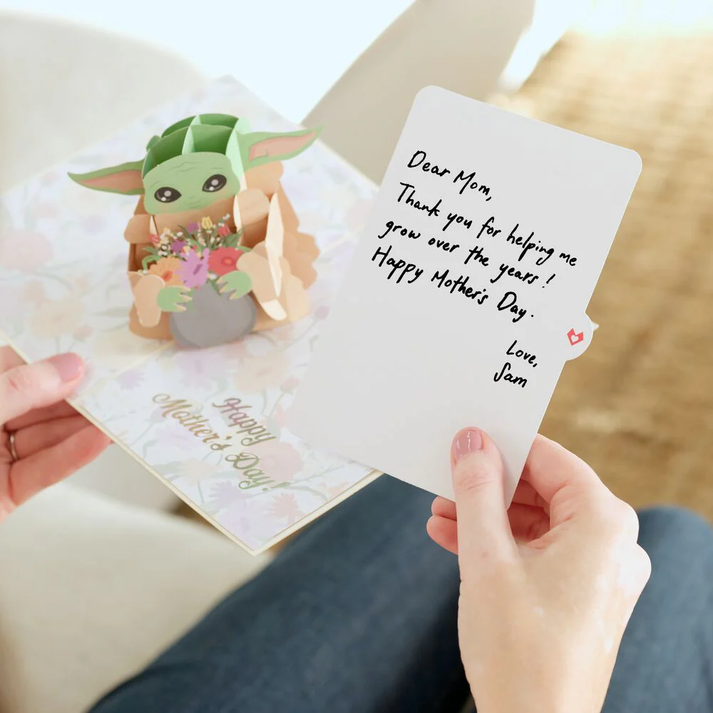 Star Wars™ The Mandalorian™ Grogu™ Mother’s Day Pop-Up Card - Image 8