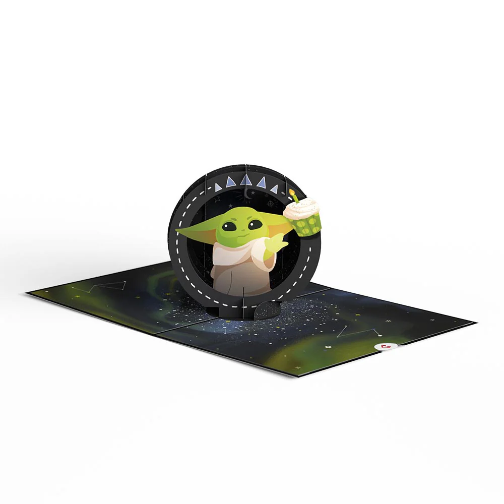 Star Wars™ The Mandalorian™ Grogu™ Mystic Birthday Pop-Up Card - Image 3
