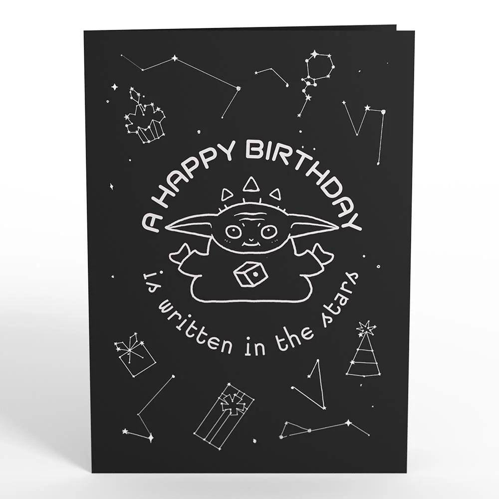 Star Wars™ The Mandalorian™ Grogu™ Mystic Birthday Pop-Up Card - Image 4