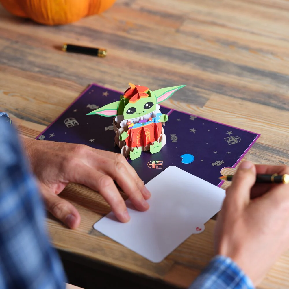 Star Wars™ The Mandalorian™ Grogu™ No Tricks All Treats Pop-Up Card - Image 6