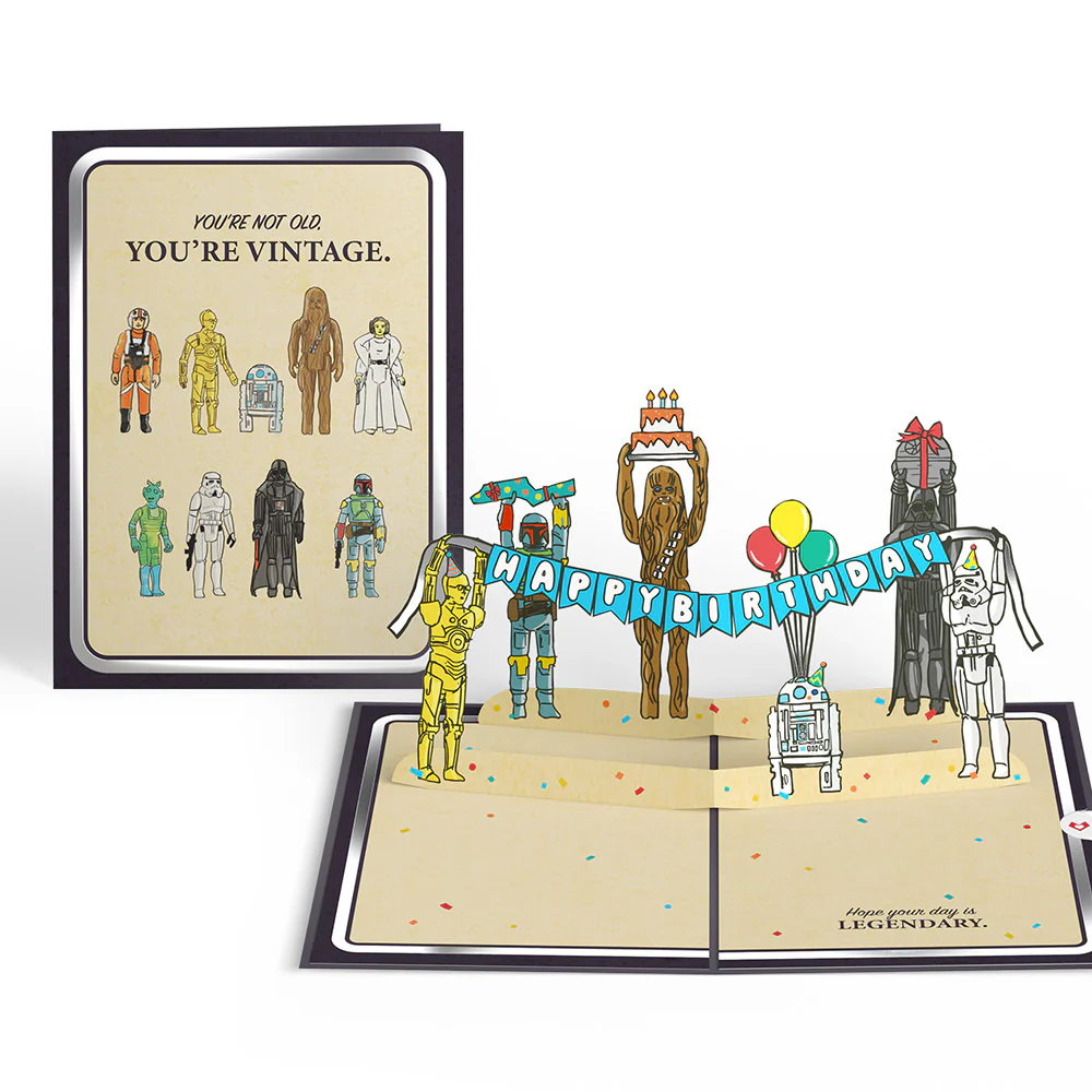 Star Wars™ Vintage Birthday Pop-Up Card