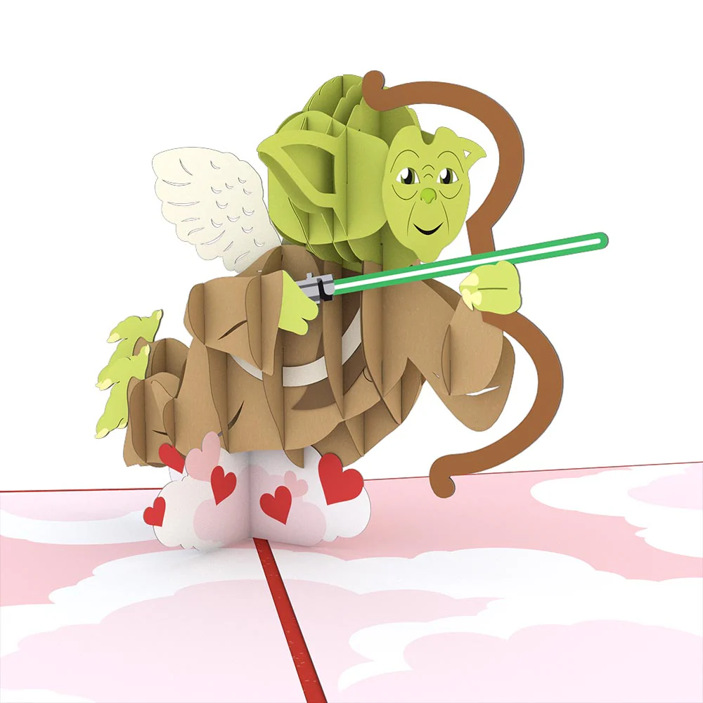 Star Wars™ Yoda™ Cupid Pop-Up Card - Image 2