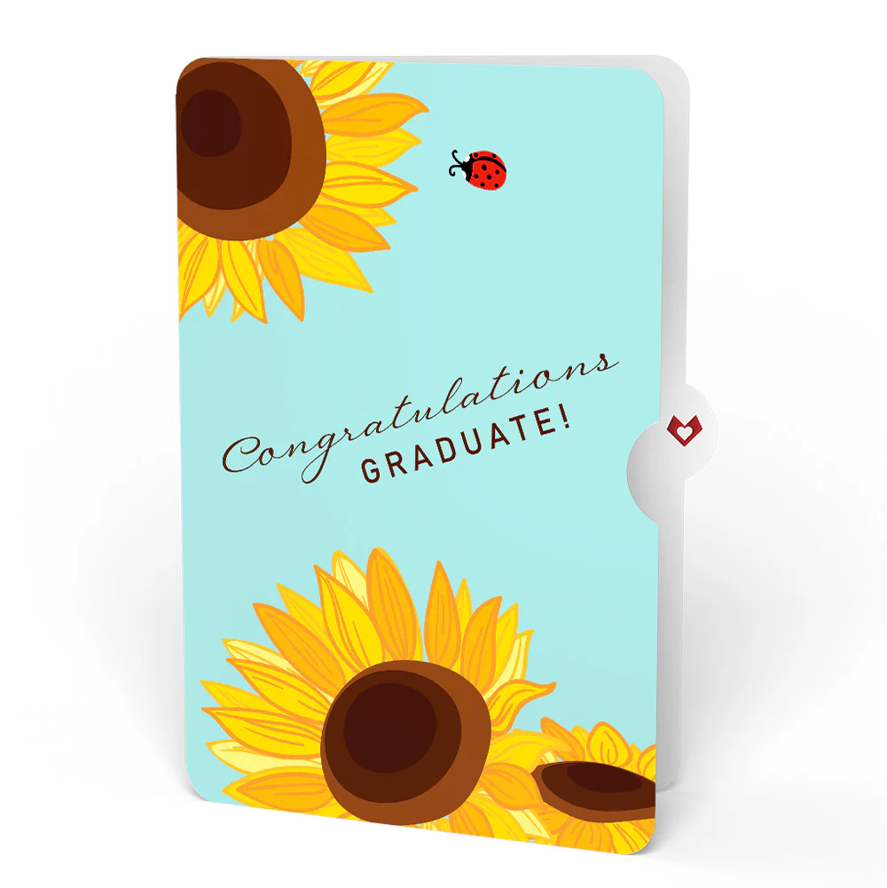Sunflower Bloom Graduations Pop-Up Card and Sentiment Set - Image 4