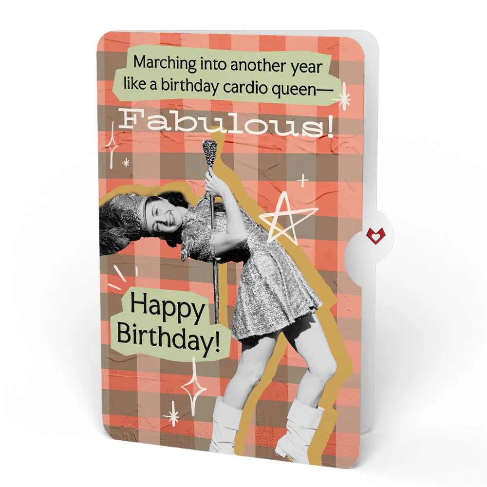 Sunflower Blooms Birthday Bouquet and Cardio Queen Sentiment Set - Image 4
