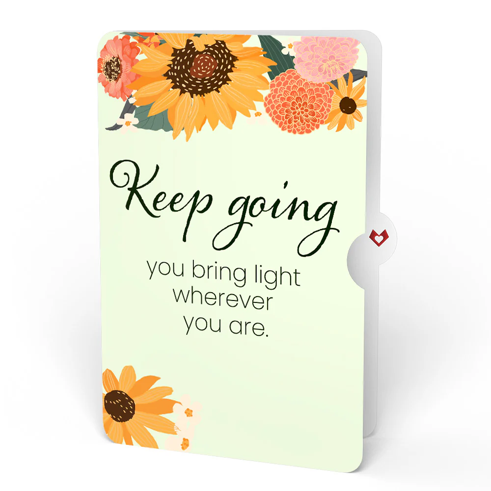 Sunflower Blooms Encouragement Bouquet and Sentiment Set - Image 4