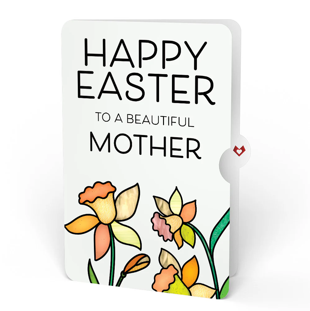Sunny Daffodil Easter Heartfelt Charm Card™ and Sentiment Set for Mom - Image 4