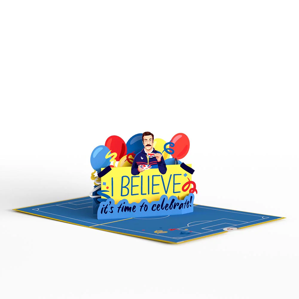 Ted Lasso I Believe Birthday Pop-Up Card - Image 3