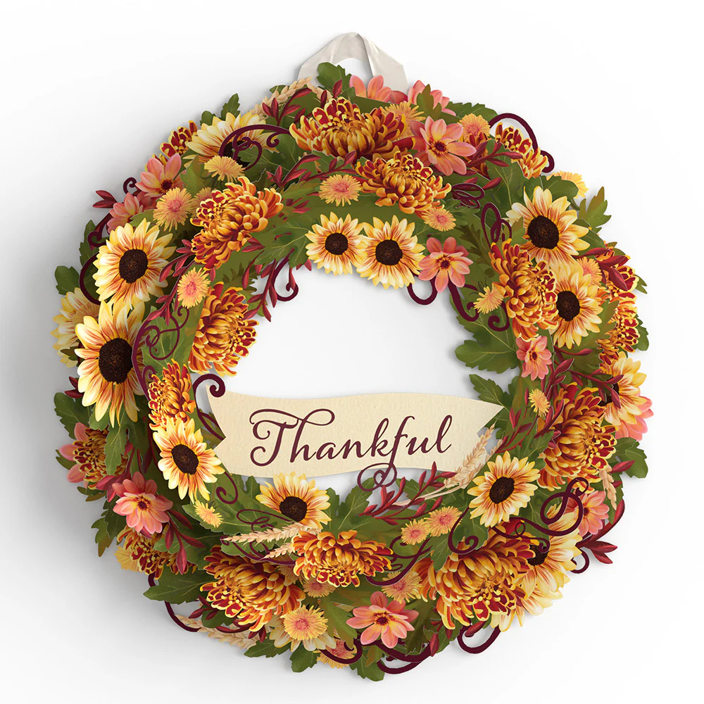 Thankful 10th Anniversary Wreath and Sentiment Set - Image 3