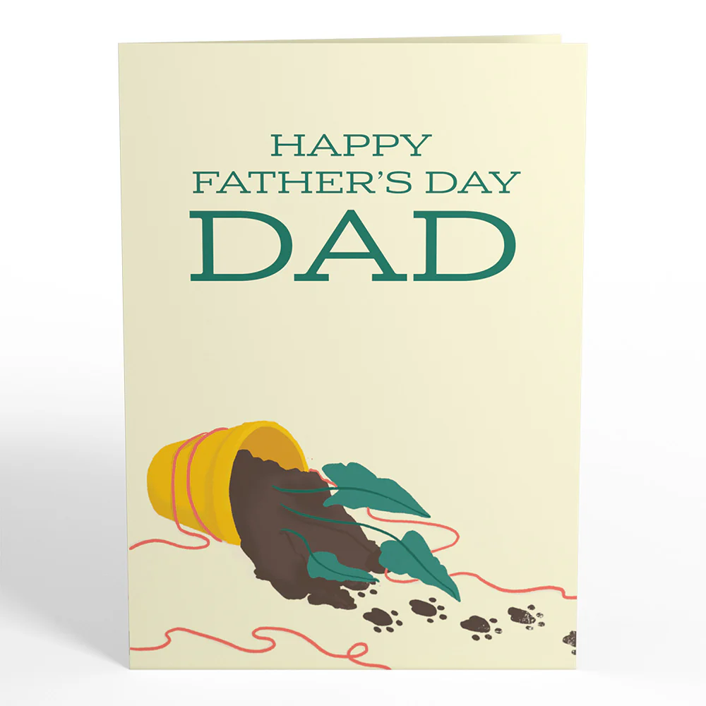 Thanks for Putting Up with My Crap Father's Day Pop-Up Card - Image 5