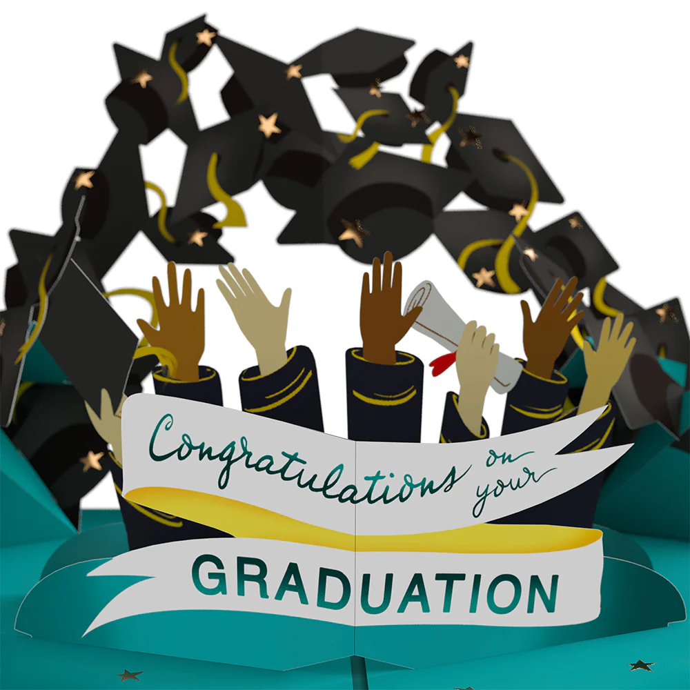 The End is the Beginning Graduation Pop-Up Card - Image 2