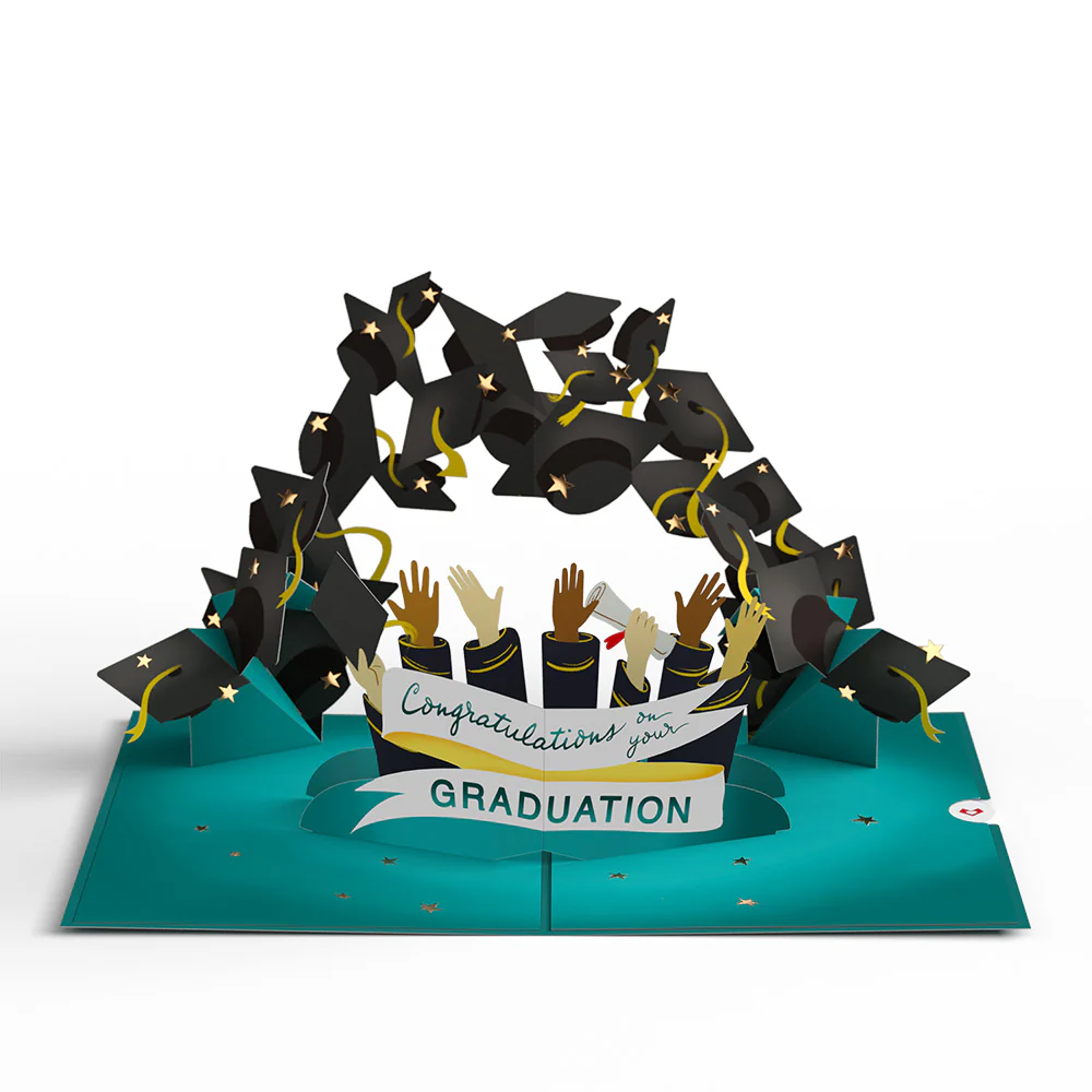 The End is the Beginning Graduation Pop-Up Card - Image 3