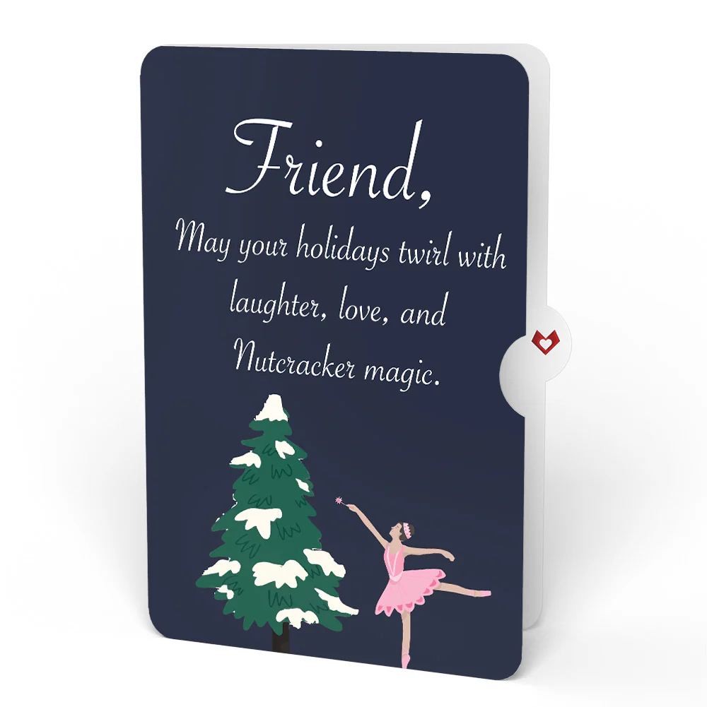 The Nutcracker Christmas Magic Music and Lights Pop-Up Card and Sentiment Set for Friend - Image 4