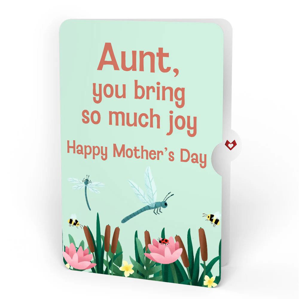 Time Well Spent Frogs Mother’s Day Pop-Up Card and Sentiment Set for Aunt - Image 4
