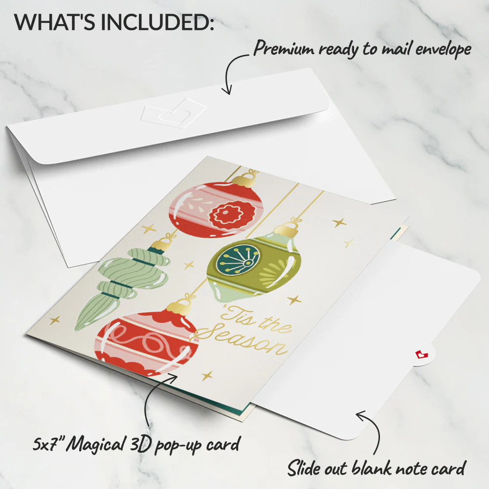 Tis the Season Christmas Tree Pop-Up Card - Image 5