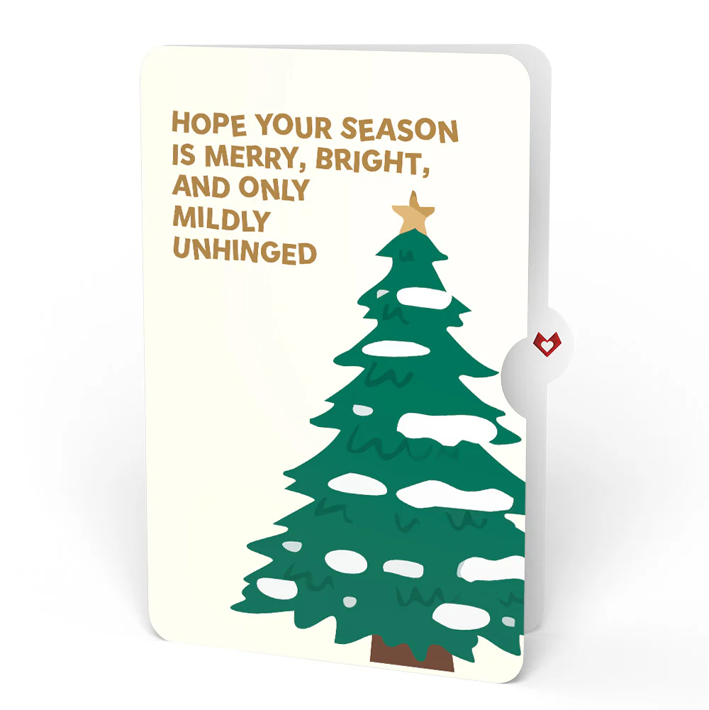 Tis the Season Christmas Tree Pop-Up Card and Blessing Sentiment Set - Image 4