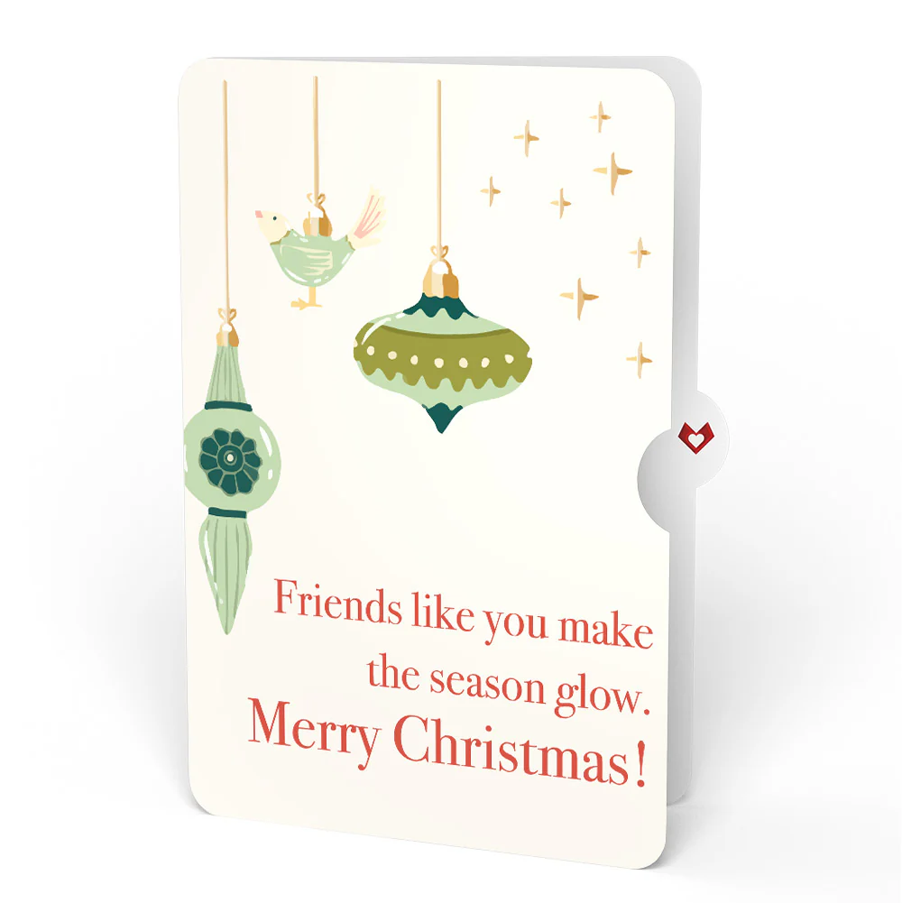Tis the Season Christmas Tree Pop-Up Card and Sentiment Set for Friend - Image 4
