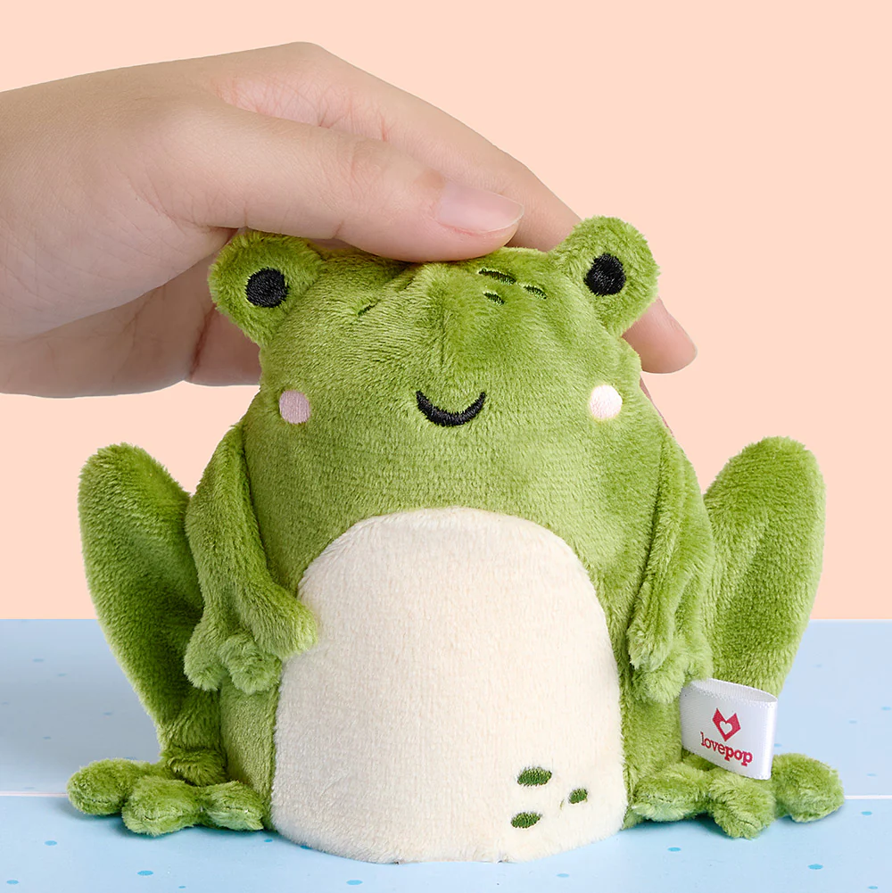 'Toadally Awesome' St. Patrick’s Day Plushpop Card and Shamrock Sprigs Sentiment Set - Image 3