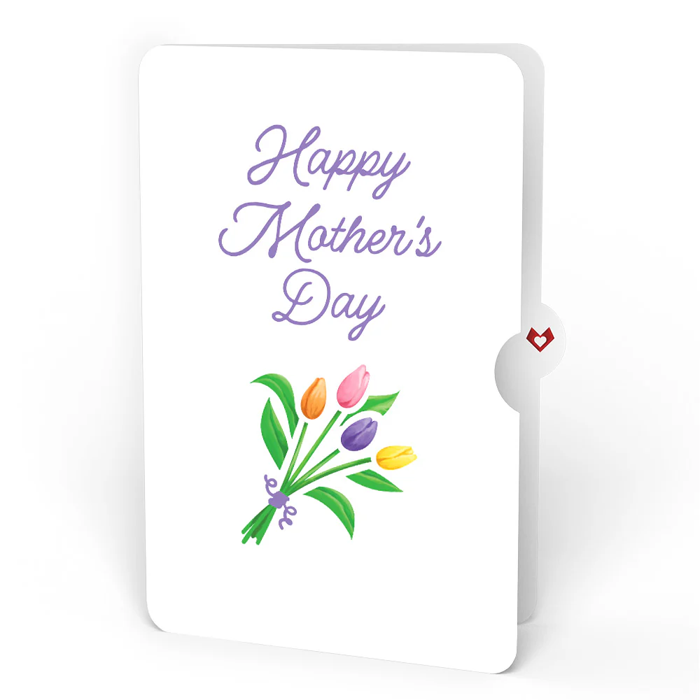 Tulips Mother’s Day Pop-Up Card and Sentiment Set - Image 4