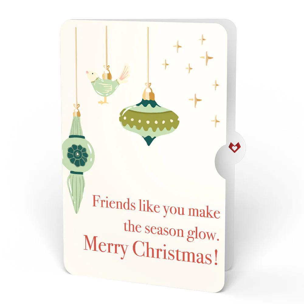 Under the Tree Merry Christmas Loooooong Card™ (Expands to 2 feet) and Sentiment Set for Friend - Image 4