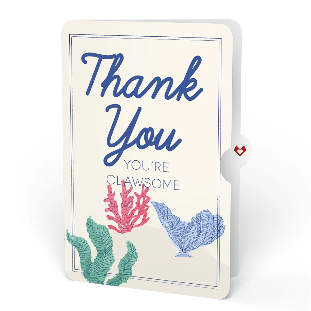 Vibrant Lobster Thank You Pop-Up Card and Sentiment Set - Image 4