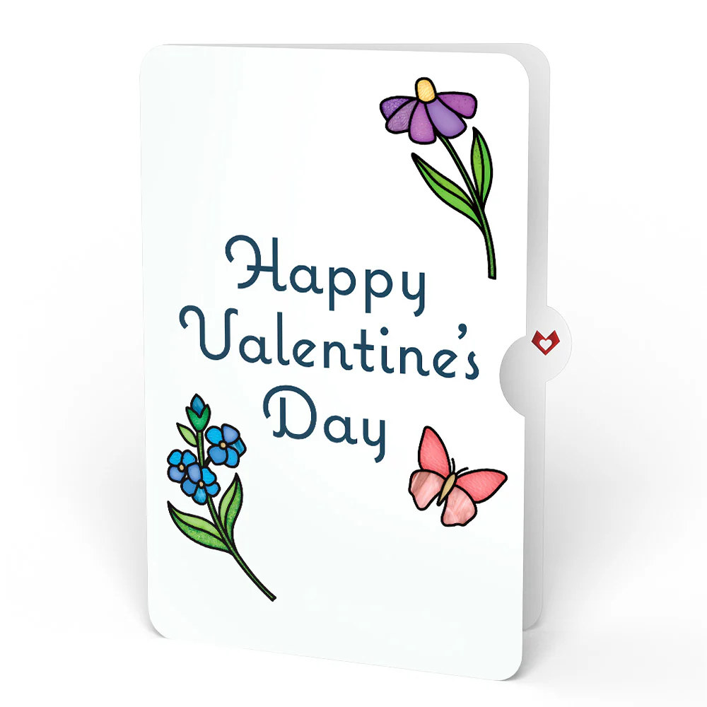 Vibrant Tulip Valentine Suncatcher Bouquet and Sentiment Set - Image 4
