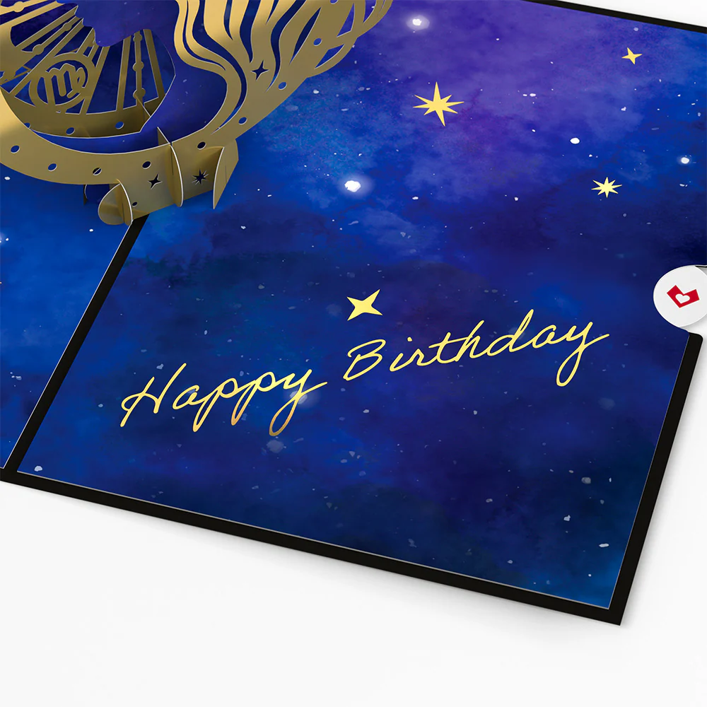 Virgo Zodiac Birthday Pop-Up Card - Image 6