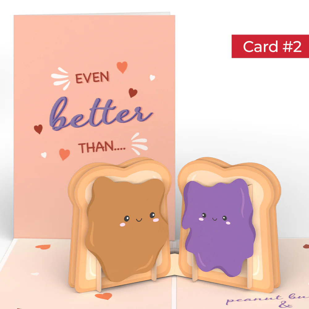 We Go Together Like... Valentine's Day 4-in-1 Nesting Card - Image 6