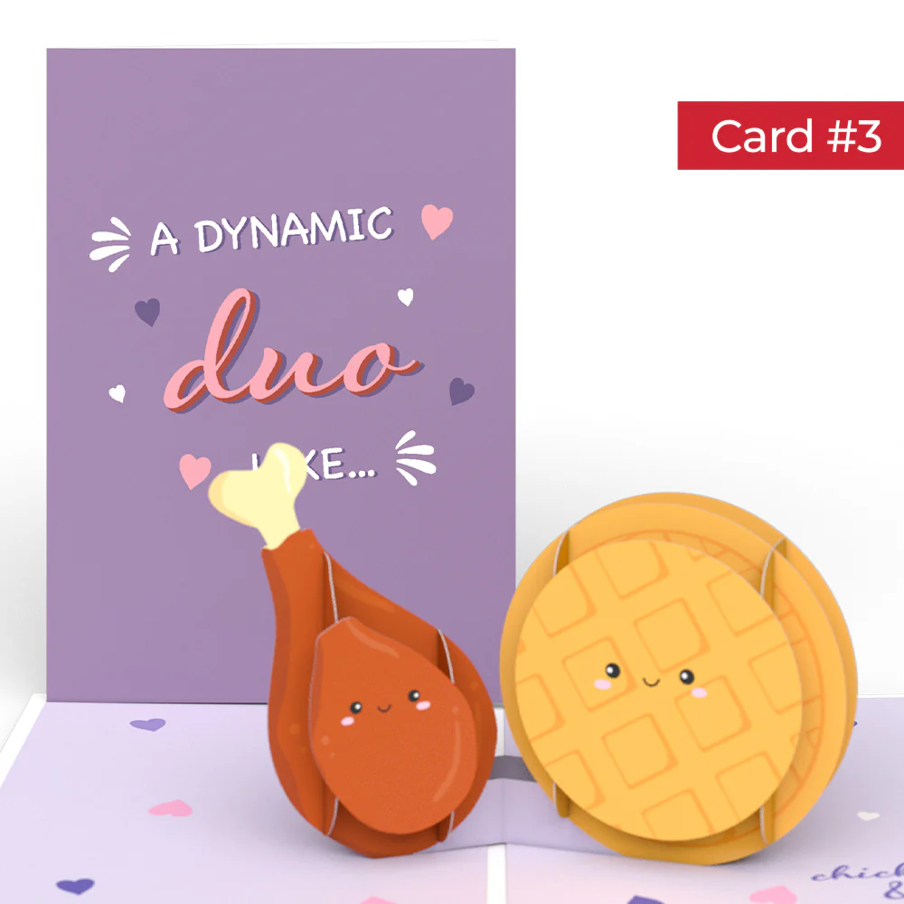 We Go Together Like... Valentine's Day 4-in-1 Nesting Card - Image 9