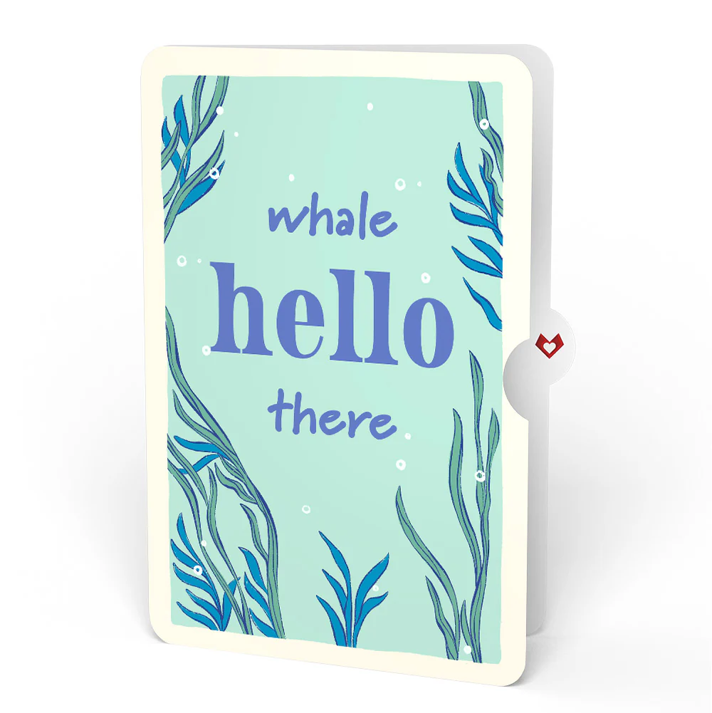 Whale Beneath the Waves Thinking of You Pop-Up Card and Sentiment Set - Image 4