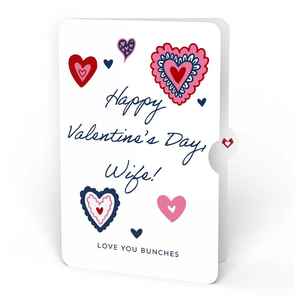 Whimsical Hearts Valentine Light-Up Bouquet and Sentiment Set for Wife - Image 4