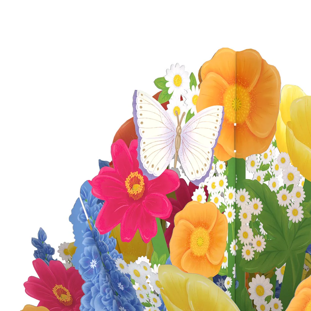 Wildflower Birthday Bouquet and More Cake More Awesome Sentiment Set - Image 3