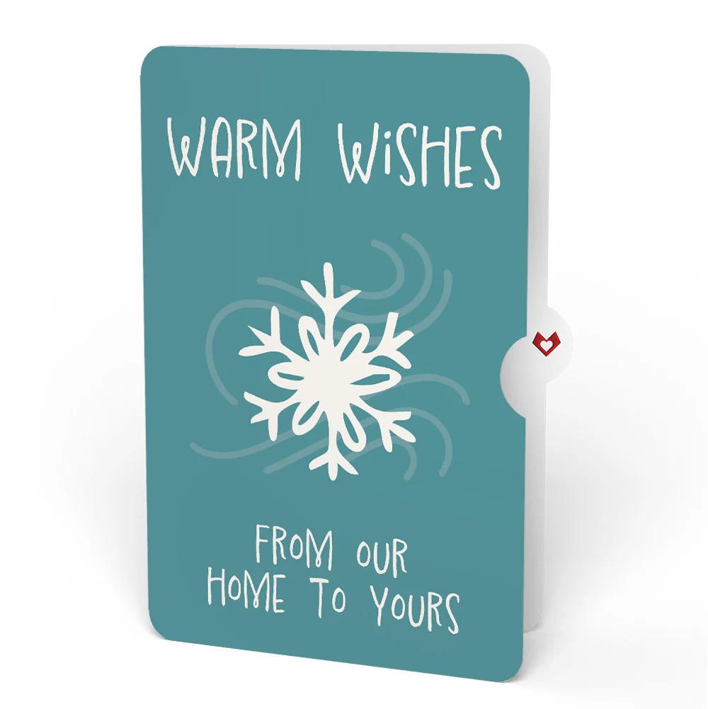 Winter Borealis Scene Pop-Up Card and Snowflake Holiday Sentiment Set - Image 4