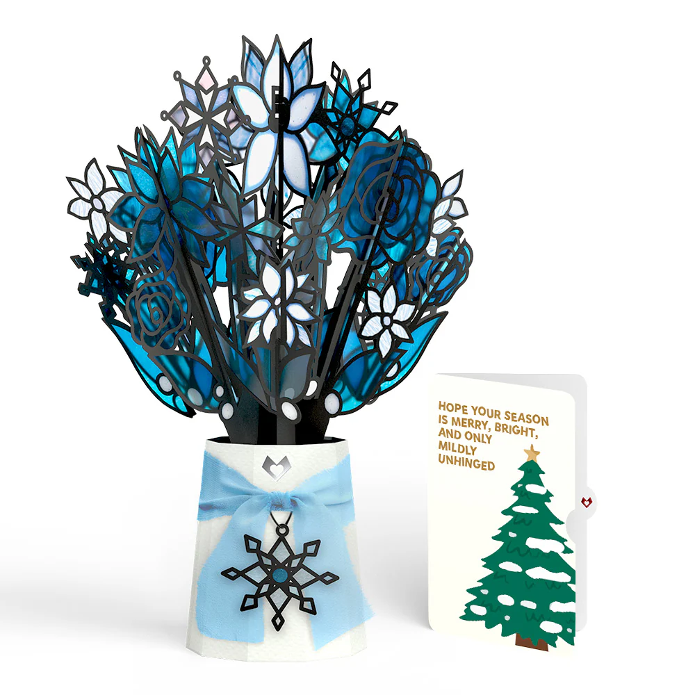 Winter Starlight Suncatcher Bouquet and Blessing Christmas Tree Sentiment Set