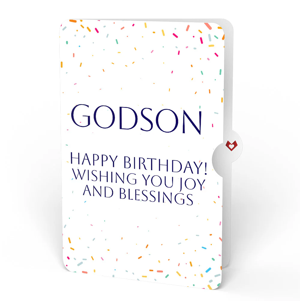 Wishing You a Happy Birthday Music and Lights Pop-Up Card and Sentiment Set for Godson - Image 4