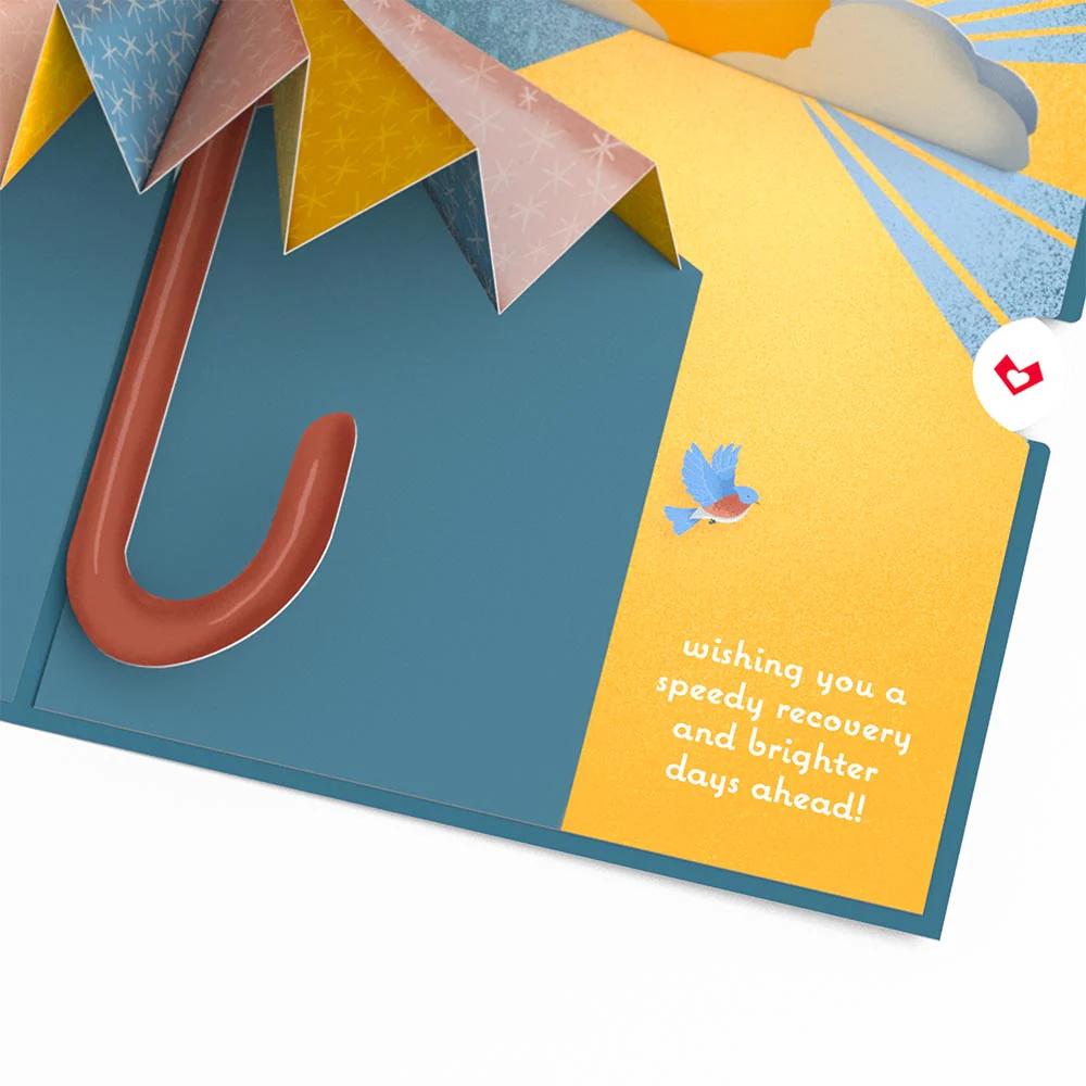 Wishing You Brighter Days Ahead Pop-Up Card - Image 2