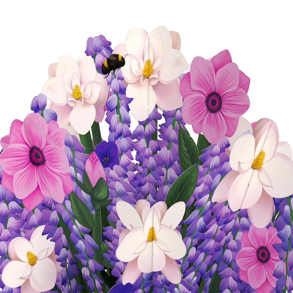 Wisteria Birthday Bouquet and Dancing Through Life Sentiment Set - Image 3