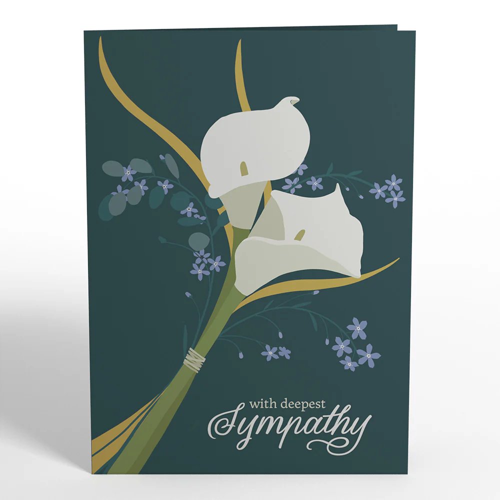 With Deepest Sympathy Pop-Up Card - Image 4