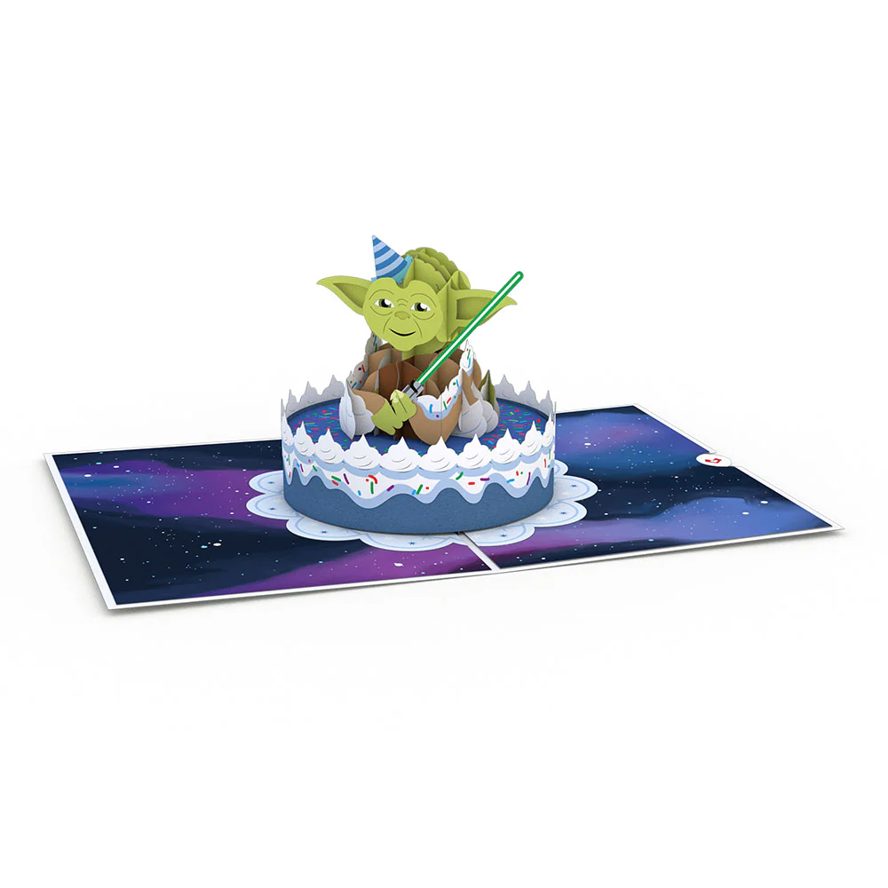 Star Wars™ Yoda™ Birthday Pop-Up Card - Image 3