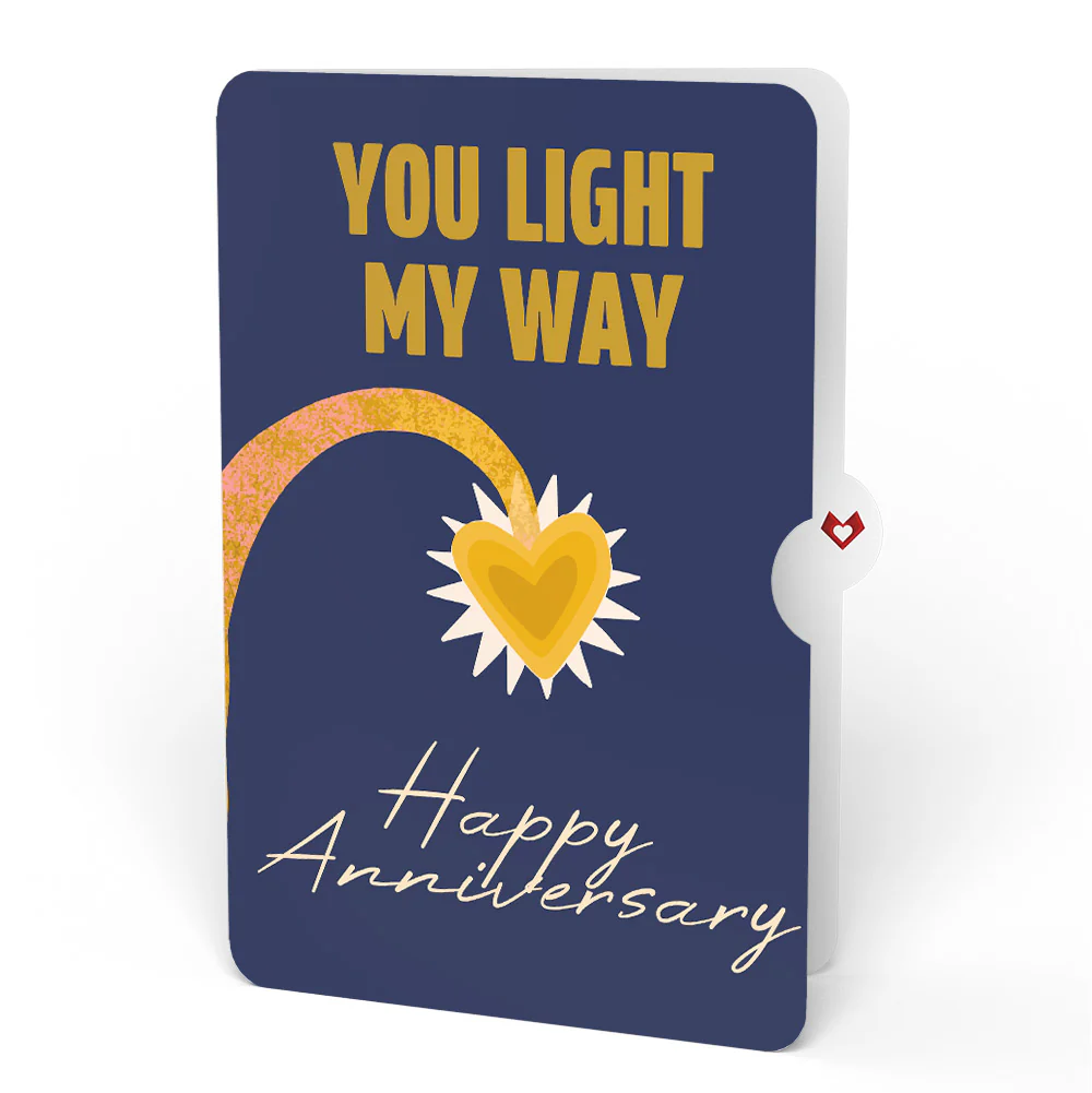 You Are My Sunshine Anglerfish Anniversary Pop-Up Card and Sentiment Set - Image 4