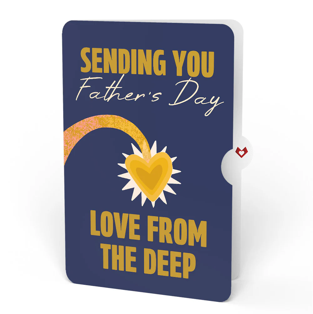 You Are My Sunshine Anglerfish Father’s Day Pop-Up Card and Sentiment Set for Dad - Image 4