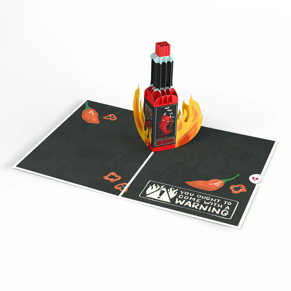 You’re So Hot - Hot Sauce Pop-Up Card - Image 6