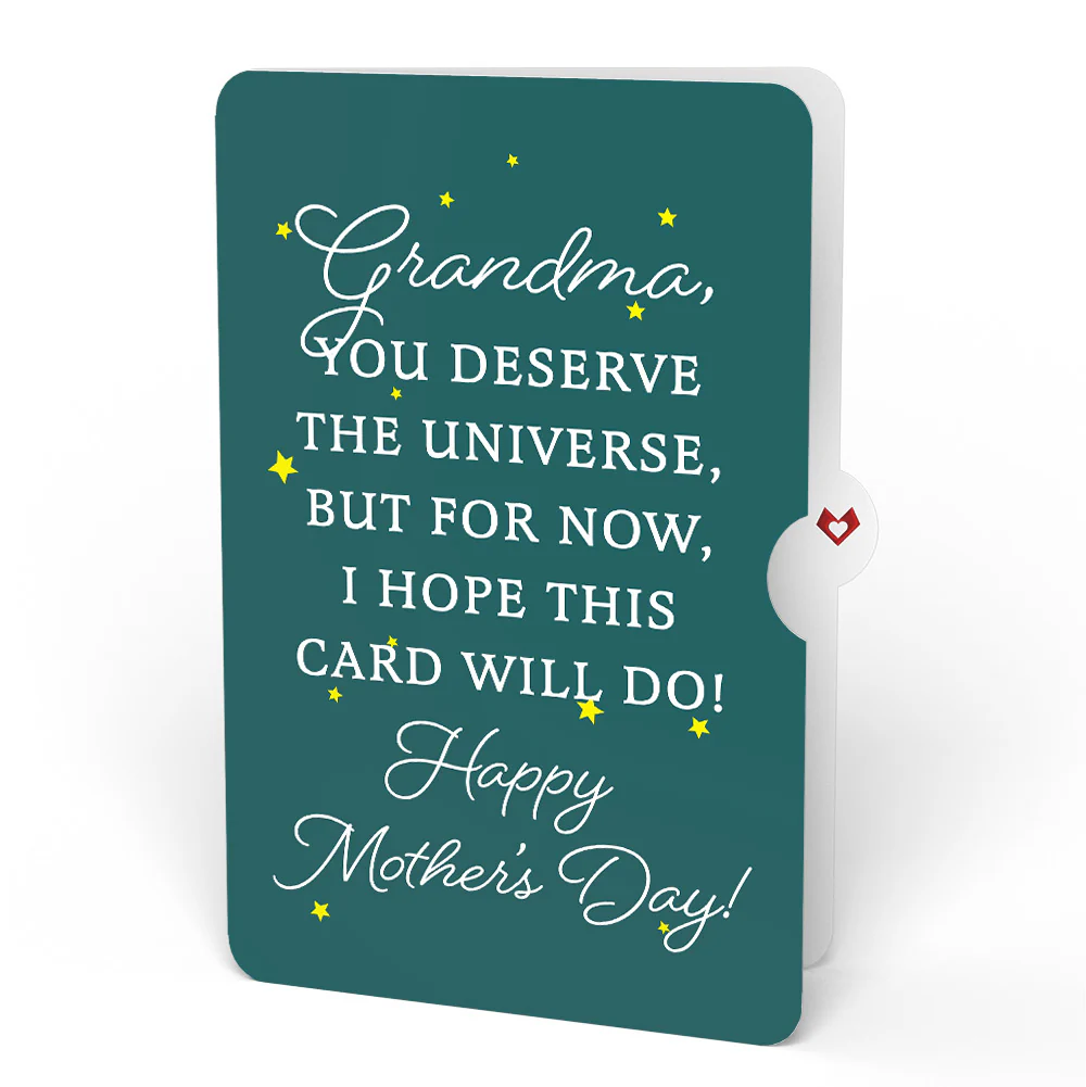 You're a Star Mother's Day Pop-Up Card and Sentiment Set for Grandma - Image 4